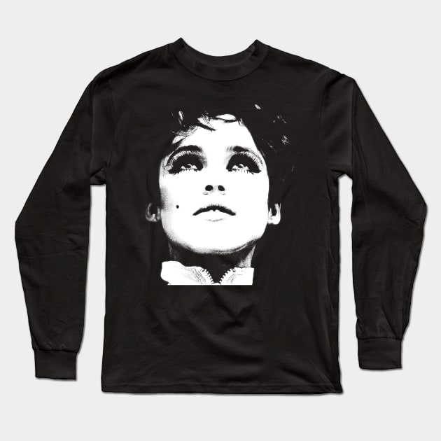 Edie Sedgwick Long Sleeve T-Shirt by Pop Laris Manis